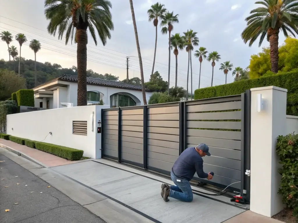 Automatic Gates Los Angeles | Installation & Repair | Iron Custom 5 The current image has no alternative text. The file name is: da0e15aa-c43d-491e-8a97-a426d32c50fc.webp