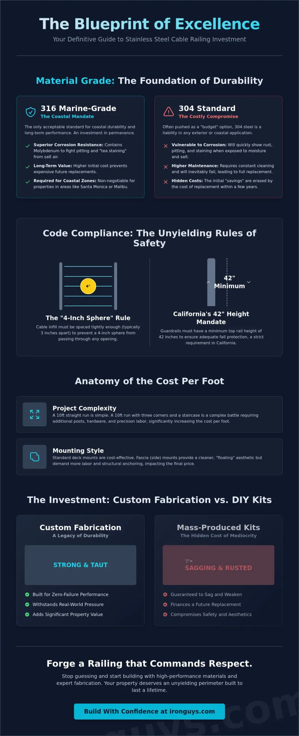Stainless Steel Cable Railing Cost Per Foot: The 2026 No-Nonsense Guide 1 Stainless Steel Cable Railing Cost Per Foot: The 2026 No-Nonsense Guide