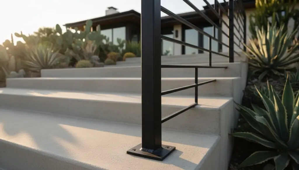 Custom Iron Handrails for Concrete Steps: Forge Your Home’s Safety