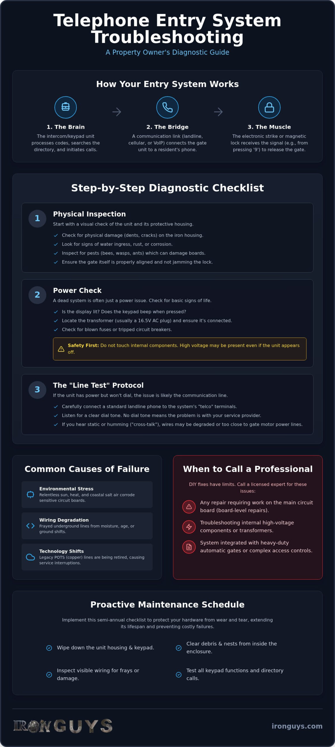 Telephone Entry System Troubleshooting Guide: Fix Your Access Control Now