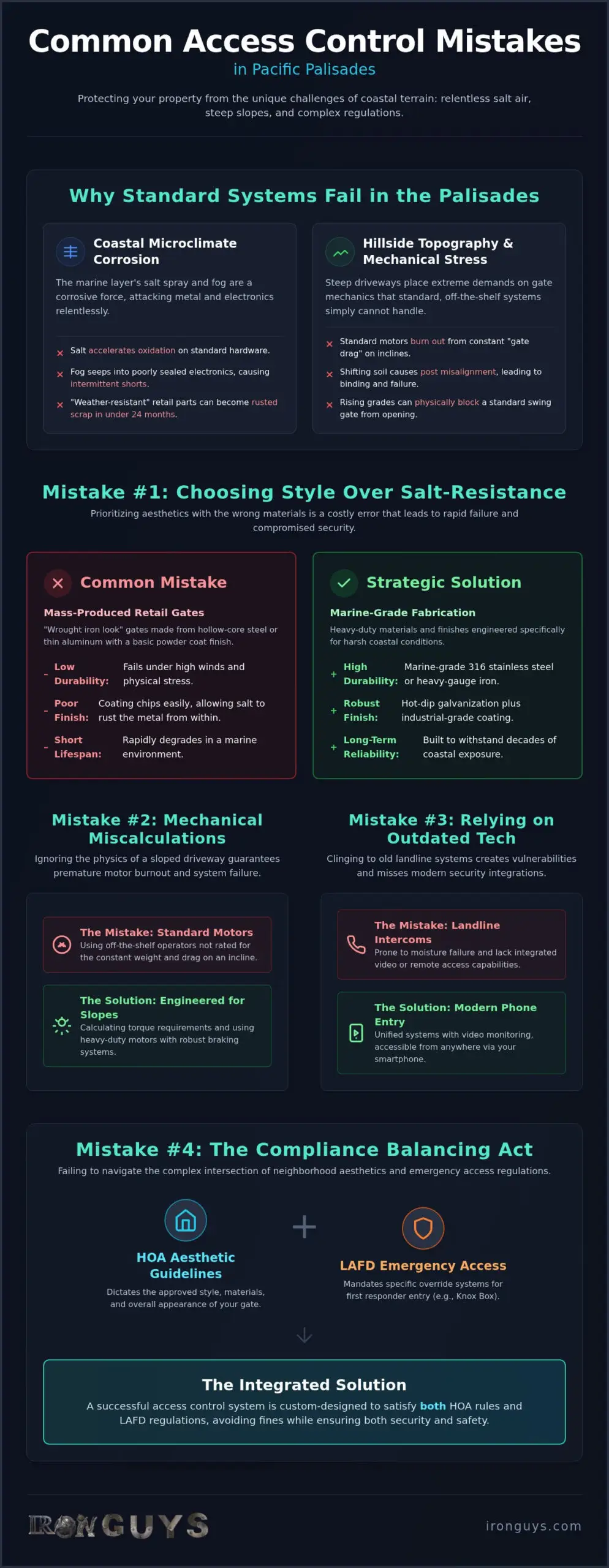 Access Control Mistakes to Avoid in Pacific Palisades 1 Access Control Mistakes to Avoid in Pacific Palisades